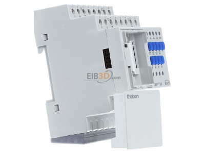 View on the left Theben JME 4 T 24V KNX EIB, KNX sunblind shutter actuator, 
