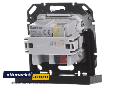 Back view Berker 80660100 Room thermostat for bus system
