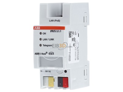 Front view ABB IPR/S 3.1.1 Ethernet Interface for home automation 
