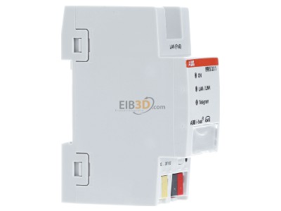 View on the left ABB IPR/S 3.1.1 Ethernet Interface for home automation 
