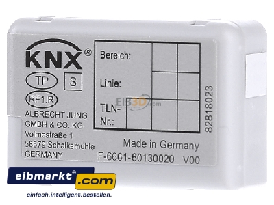 Frontansicht Jung MK100RF KNX Funk-Medienkoppler MK 100 RF