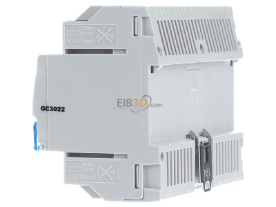 View on the right Hager TXA628C EIB, KNX blind/shutter actuator 8-fold, 230V, 
