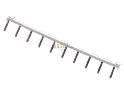 Ansicht oben hinten Hager TGM620D (VE) Phasenschienen 6qmm, 10 Pole,Endk. TGM620D (Inhalt: )