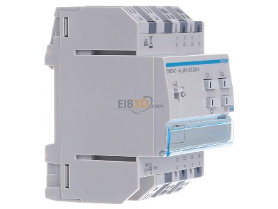 View on the left Hager TXA604D EIB, KNX switching actuator 4-fold or blind/shutter actuator 2-fold, 
