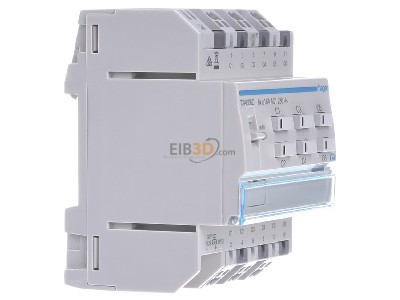 Ansicht links Hager TXA606D EIB, KNX Schaltaktor 6fach oder Jalousieaktor 3fach, 