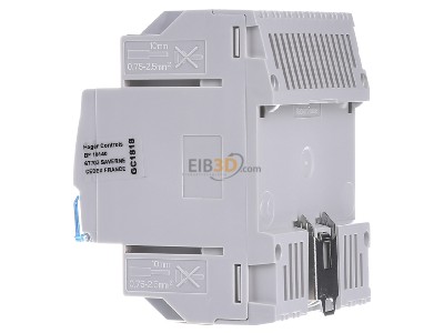 View on the right Hager TXA606D EIB, KNX switching actuator 6-fold or blind/shutter actuator 3-fold, 
