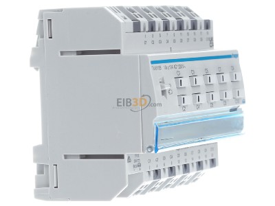 Ansicht links Hager TXA610B EIB, KNX Schaltaktor 10fach oder Jalousieaktor 5fach, 