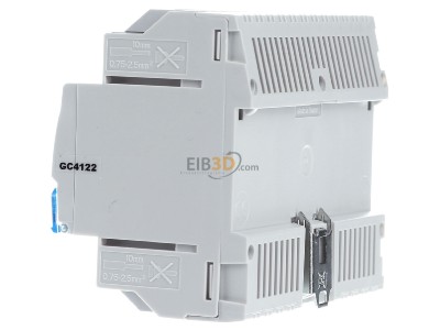 View on the right Hager TXA610B EIB, KNX switching actuator 10-fold or blind/shutter actuator 5-fold, 
