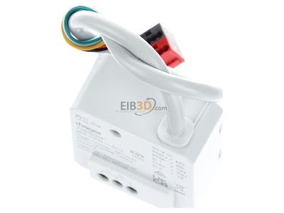 View up front Hager TXB692F EIB, KNX switching actuator 2-fold or blind actuator 1-fold, including 2 binary inputs, 
