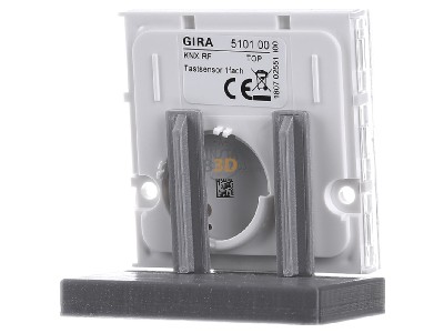 Back view Gira 510100 EIB, KNX touch sensor, 
