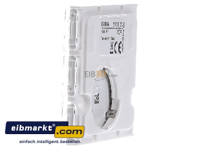 Ansicht rechts Gira 510300 KNX RF-Tastsensor 3-fach 