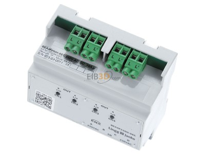 Ansicht oben vorne Lingg & Janke BEA4F230H-E Binr-Ein/-Ausgang eco+ 4-fach 230VAC/DC 16A 