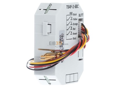 View on the left Lingg & Janke TS4F-2-E Binary input for home automation 4-ch 
