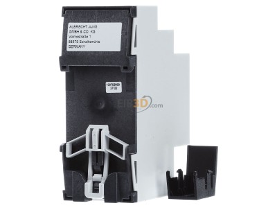 Back view Jung 2116 REG Binary input for home automation 6-ch 
