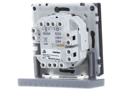 Ansicht hinten Merten MEG5762-6034 RT-Rregler anth 230V Wechselkont+ZPL 