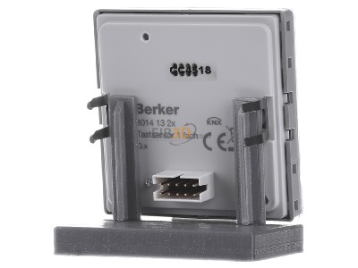 Back view Berker 80141321 EIB, KNX touch sensor 2-fold, 
