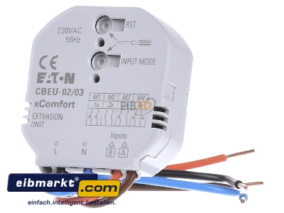 Front view Eaton (Installation) 182450 Binary input for home automation 2-ch
