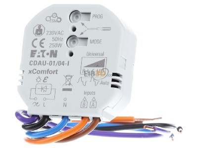 Frontansicht Eaton CDAU-01/04-I Smart-Dimmaktor R/L/C/LED 0-250W 230VAC EB 
