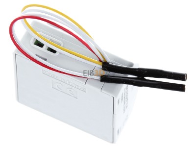 Top rear view Hager TRM694G EIB, KNX switching actuator 1-ch, 

