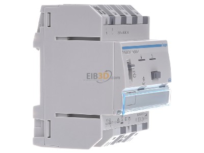 View on the left Hager TYA661BN EIB, KNX control module 600W, 
