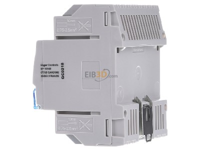 View on the right Hager TYA661BN EIB, KNX control module 600W, 
