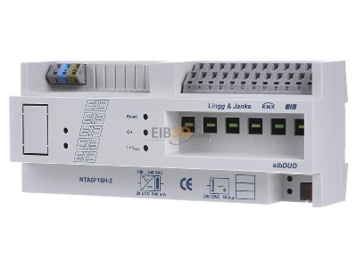 Front view Lingg & Janke NTA6F16H-2 EIB, KNX power supply 640mA, 
