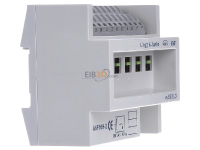 View on the left Lingg & Janke A6F16H-2 EIB, KNX switching actuator, 
