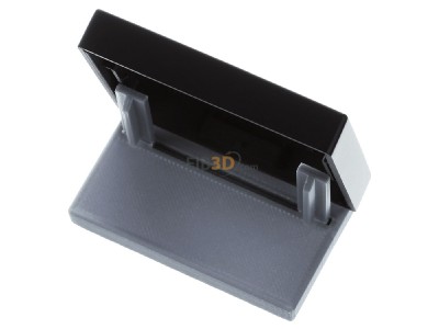 Ansicht oben hinten Busch Jaeger 6109/03-885 Zentralscheibe sw/mt KNX Tasterankopplung 
