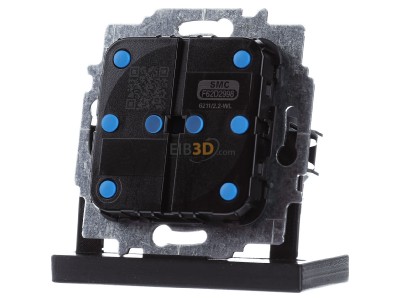 Front view Busch Jaeger 6211/2.2-WL Switch actuator for home automation 2-ch 
