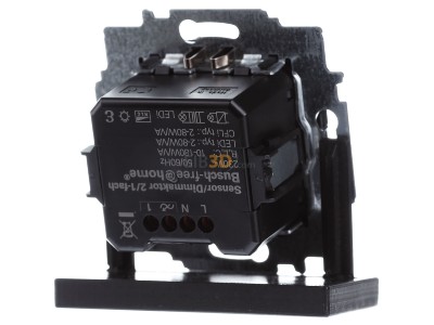 Back view Busch Jaeger 6212/2.1-WL Dimming actuator bus system 20...180W 
