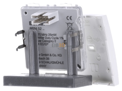 Ansicht hinten Berker 85245288 KNX-Funk Jalousie-Taste polarwei� matt 