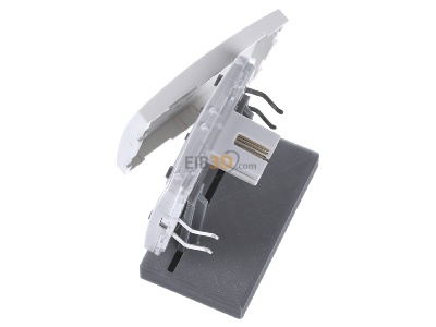 Ansicht oben rechts Berker 85245288 KNX-Funk Jalousie-Taste polarwei� matt 