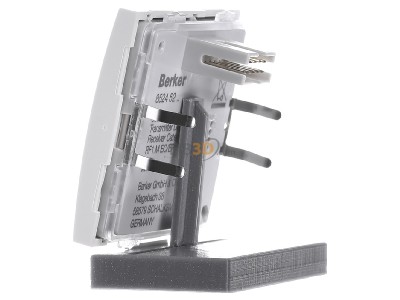 Ansicht rechts Berker 85245289 KNX-Funk Jalousie-Taste polarwei� gl�nzend 
