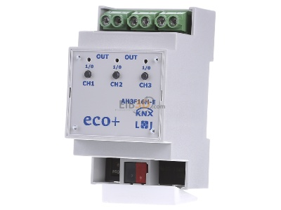 Front view Lingg & Janke AH3F16H-E EIB, KNX switching actuator, 
