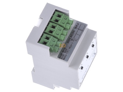 Ansicht oben links Lingg & Janke AH3F16H-E KNX Schaltaktor eco+ 3-fach 16A 3TE 