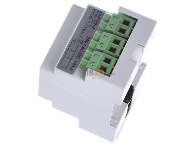 Ansicht oben rechts Lingg & Janke AH3F16H-E KNX Schaltaktor eco+ 3-fach 16A 3TE 