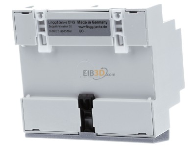 Ansicht hinten Lingg & Janke AH9F16H-E KNX Schaltaktor eco+ 9-fach 16A 6TE 