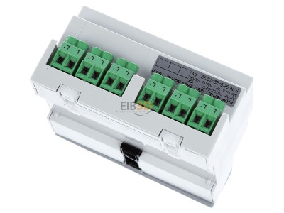 Ansicht oben hinten Lingg & Janke AH9F16H-E KNX Schaltaktor eco+ 9-fach 16A 6TE 