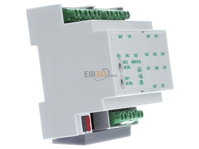 View on the left Lingg & Janke AH9F16-Q EIB, KNX switching actuator, 
