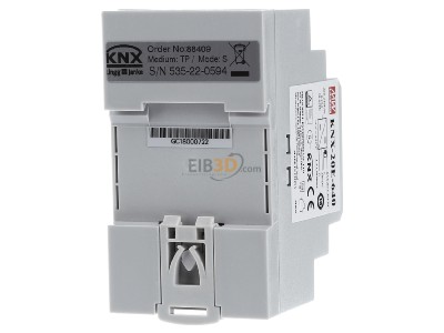 Back view Lingg & Janke NT640-3 EIB, KNX power supply 640mA, 
