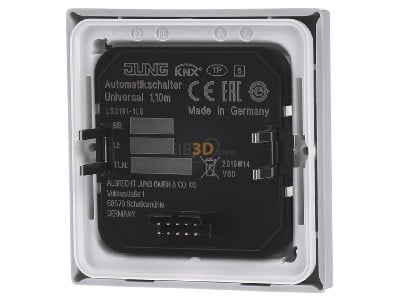 Ansicht hinten Jung LS 3181-1 LG KNX Automatik-Schalter 1,10m Universal 