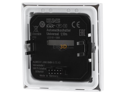 Ansicht hinten Jung LS 3181-1 WW KNX Automatik-Schalter 1,10m Universal 