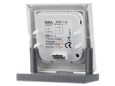 Back view Gira 2040112 EIB, KNX movement sensor, 
