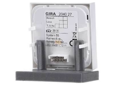 Back view Gira 204027 EIB, KNX movement sensor, 
