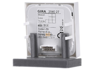 Ansicht hinten Gira 204027 KNX-Bewegungsmelder 1,10m rws 