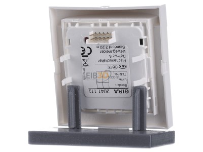 Back view Gira 2041112 EIB, KNX movement sensor, 
