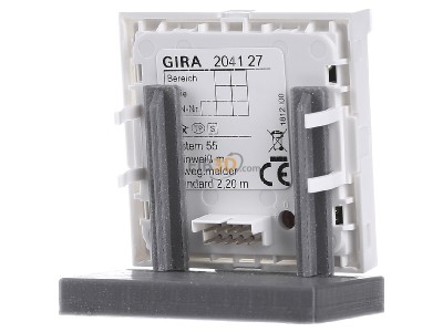Back view Gira 204127 EIB, KNX movement sensor, 
