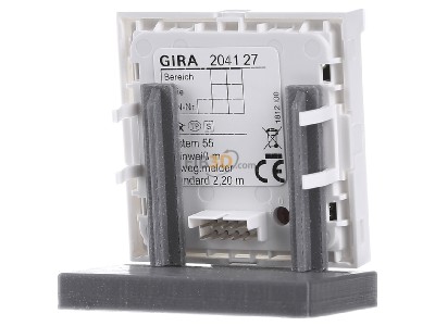 Ansicht hinten Gira 204127 KNX-Bewegungsmelder 2,20m rws 