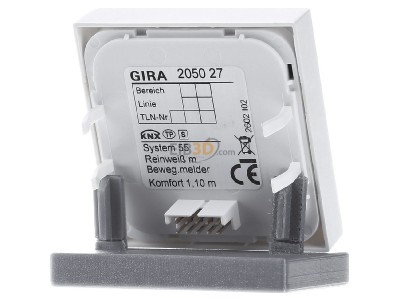 Ansicht hinten Gira 205027 KNX-Bewegungsmelder 1,10m rws 