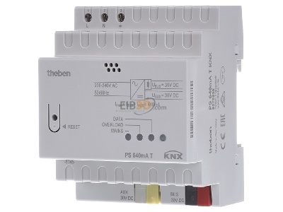 Front view Theben PS 640mA T KNX EIB, KNX power supply, 
